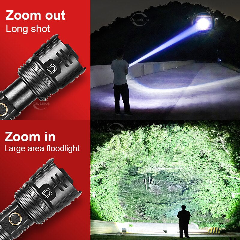 Powerbeam Pro X1 - 12000Mah LED Flashlight