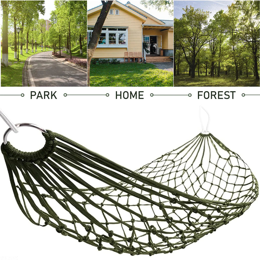 Ultimate Relaxation Oasis - the Wanderlust Mesh Hammock