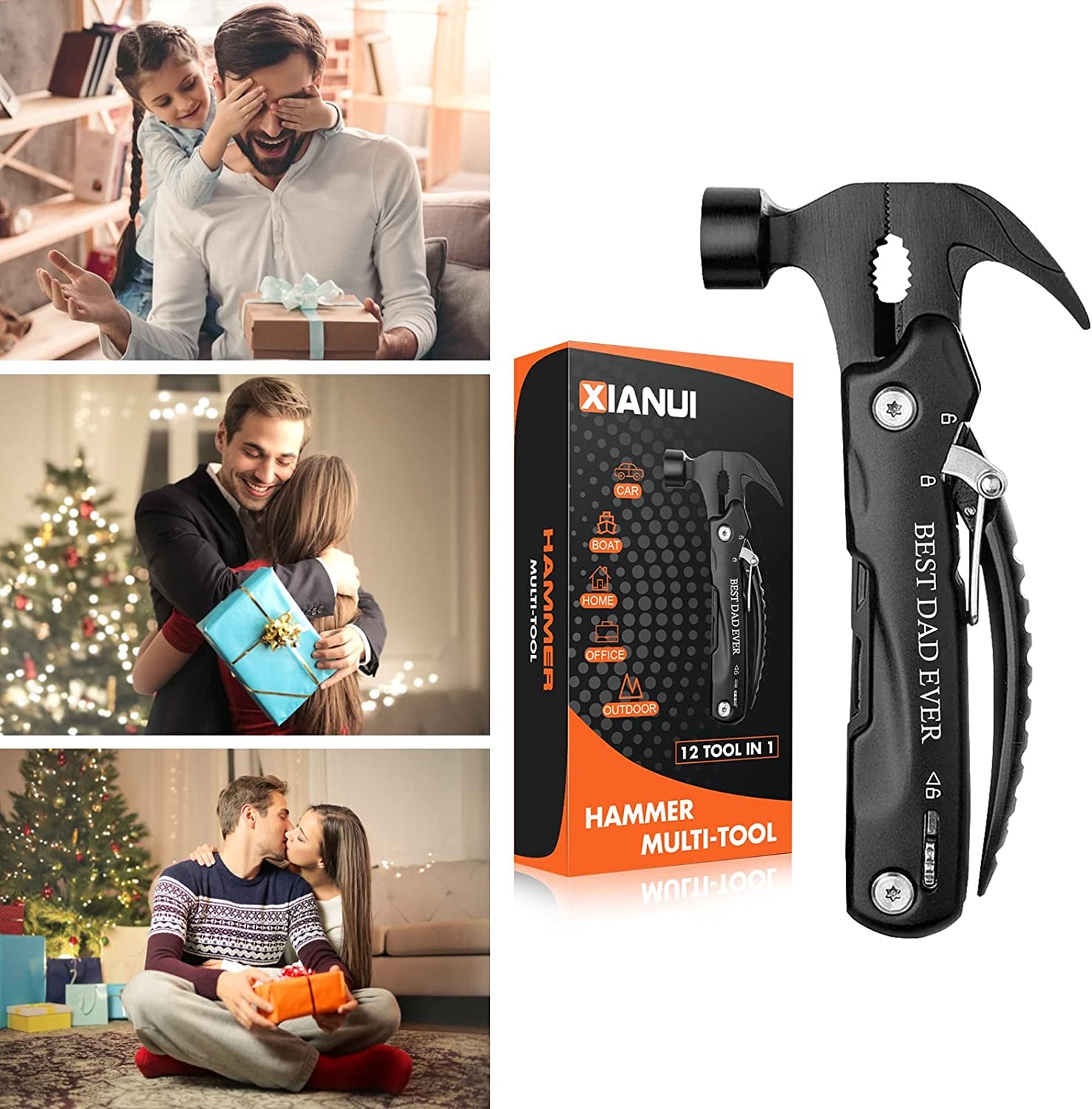 Ultimate Handyman'S Companion - 12-In-1 Multitool Hammer