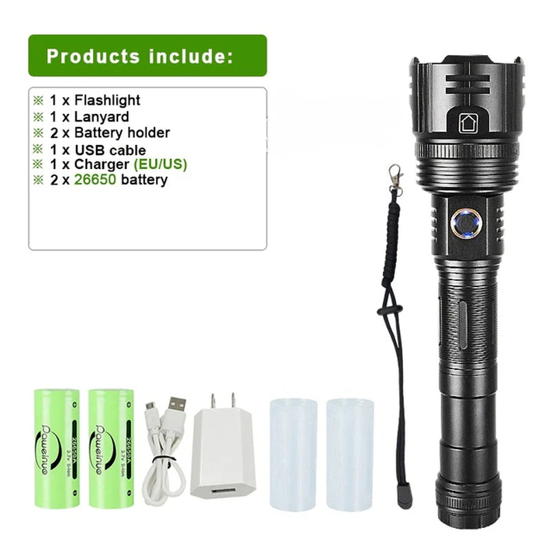 Powerbeam Pro X1 - 12000Mah LED Flashlight