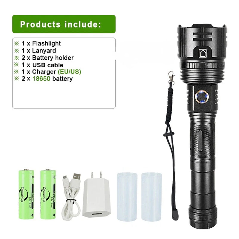 Powerbeam Pro X1 - 12000Mah LED Flashlight