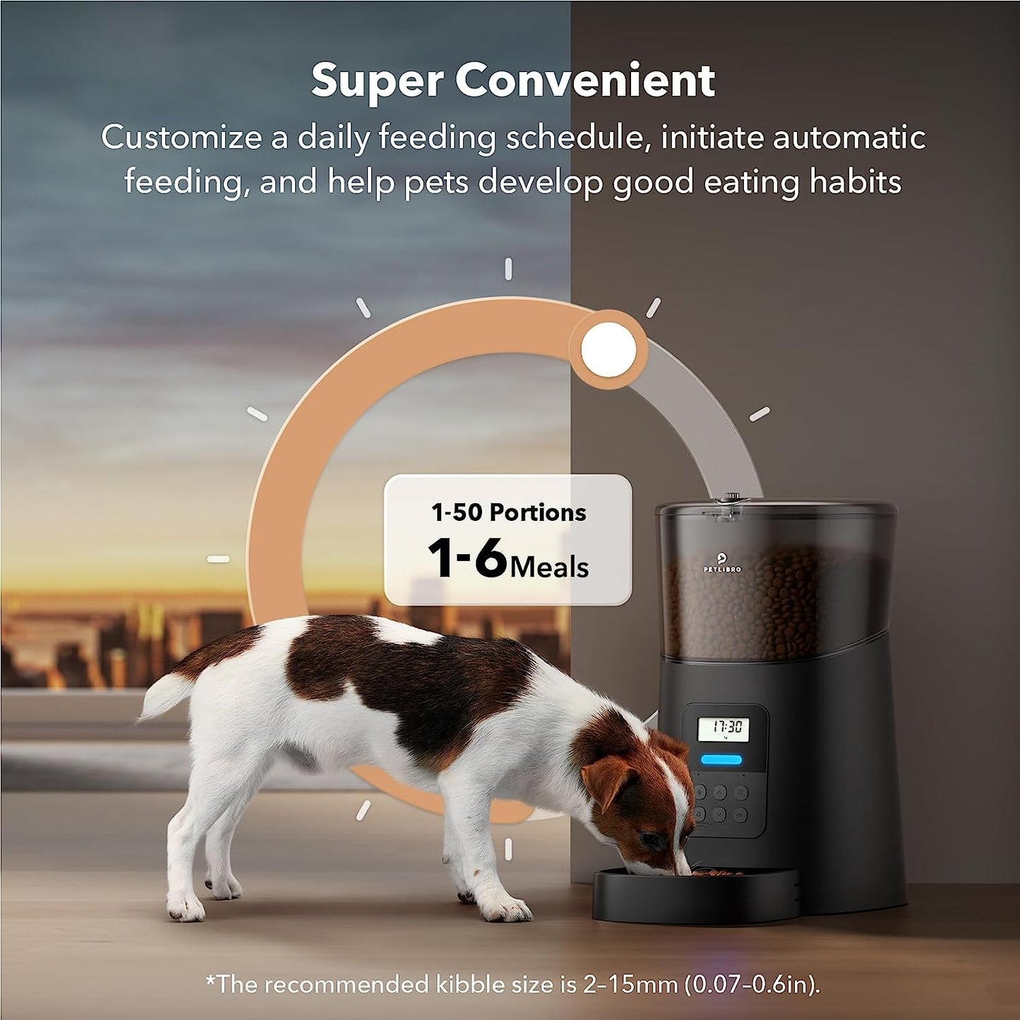 Pawspal Smartfeast 6L - Automatic Dog Feeder & Dry Food Dispenser